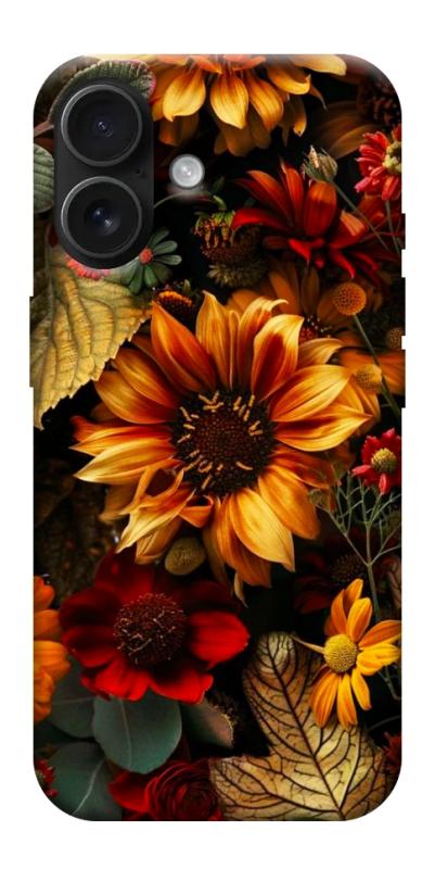 Чехол itsPrint Autumn vibe для Apple iPhone 17 (6.3"), цветы, купить оптом с доставкой