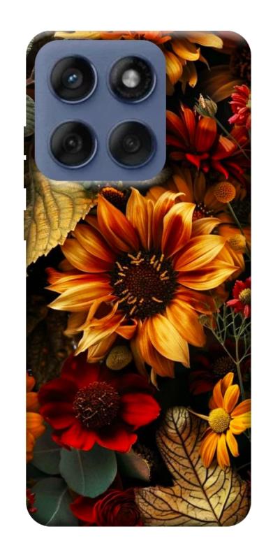 Чехол itsPrint Autumn vibe для Motorola Edge 60 Fusion, цветы, купить оптом с доставкой