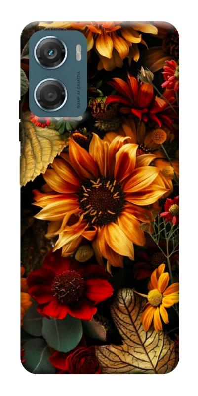 Чехол itsPrint Autumn vibe для Motorola Moto G06, цветы, купить оптом с доставкой