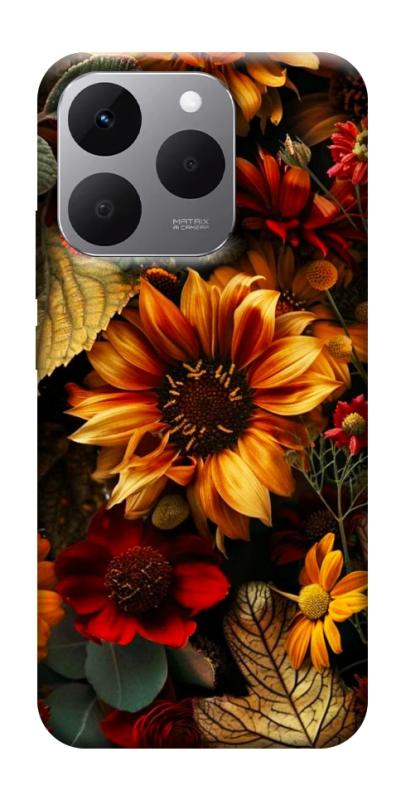 Чехол itsPrint Autumn vibe для Realme 15T, цветы, купить оптом с доставкой