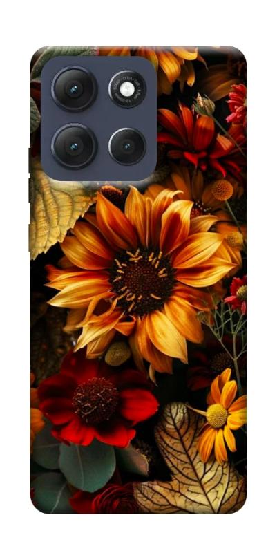 Чехол itsPrint Autumn vibe для Motorola Moto G86 Power, цветы, купить оптом с доставкой