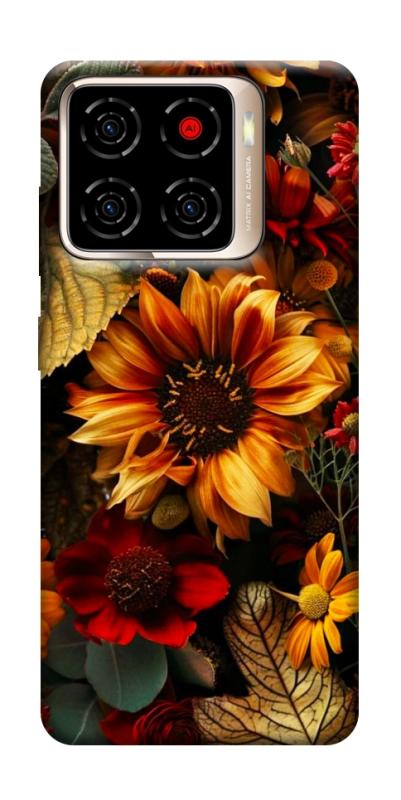 Чехол itsPrint Autumn vibe для ZTE Blade A56, цветы, купить оптом с доставкой