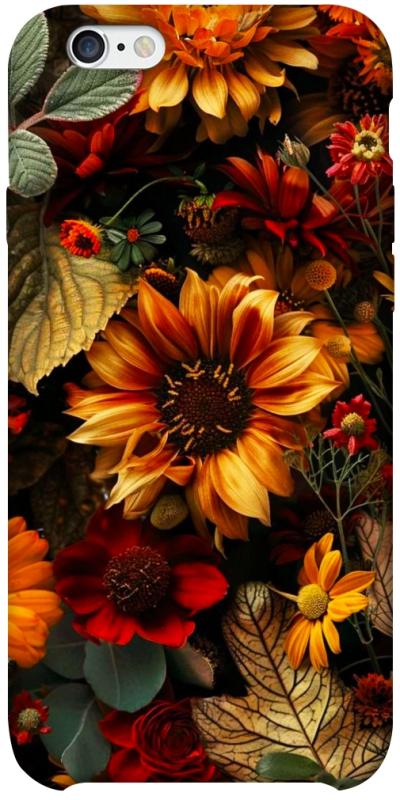 Чехол itsPrint Autumn vibe для Apple iPhone 6/6s plus (5.5"), цветы, купить оптом с доставкой