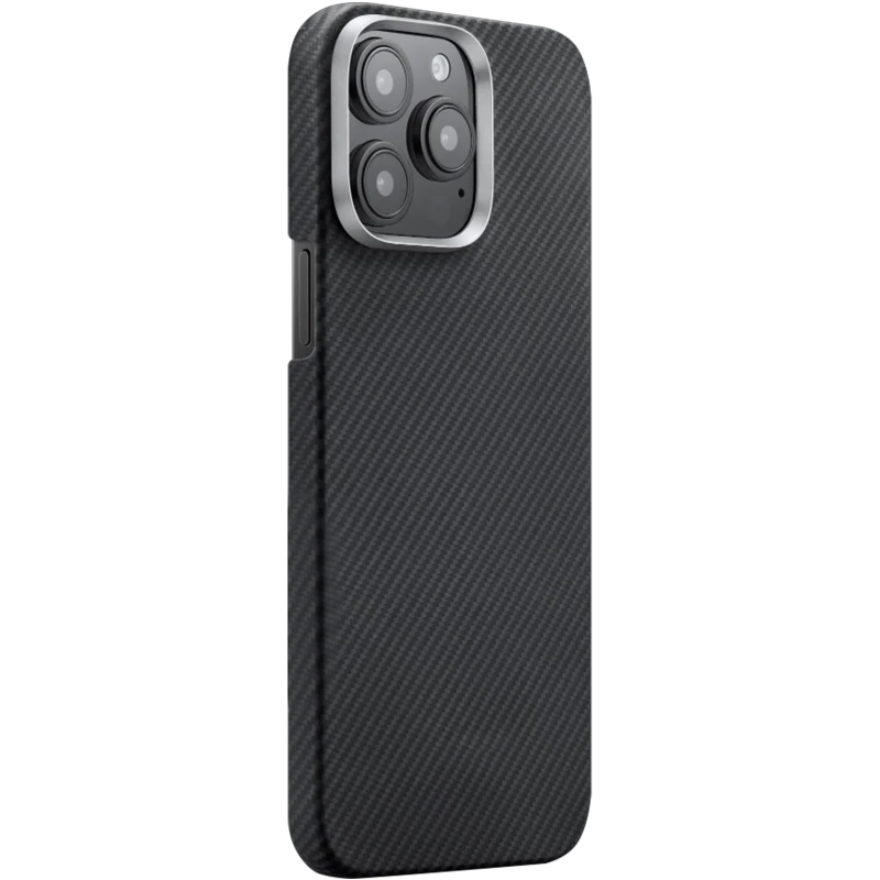 Уцінка Чохол PC Carbon Protection Slim with MagSafe для Apple iPhone 14 Pro (6.1"), М'ята упаковка / Black, Пластик, купити оптом з доставкою