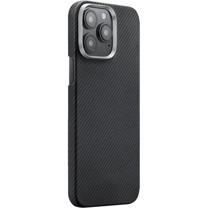 Чехол PC Carbon Protection Slim with MagSafe для Apple iPhone 14 Pro (6.1"), Black, Пластик, купить оптом с доставкой
