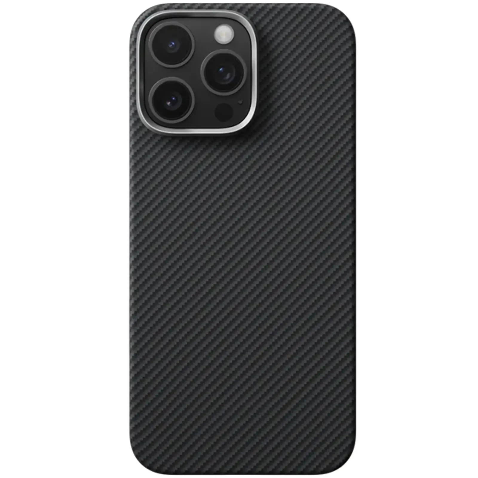 Чехол PC Carbon Protection Slim with MagSafe для Apple iPhone 14 Pro (6.1"), Black 1, Пластик, купить оптом с доставкой