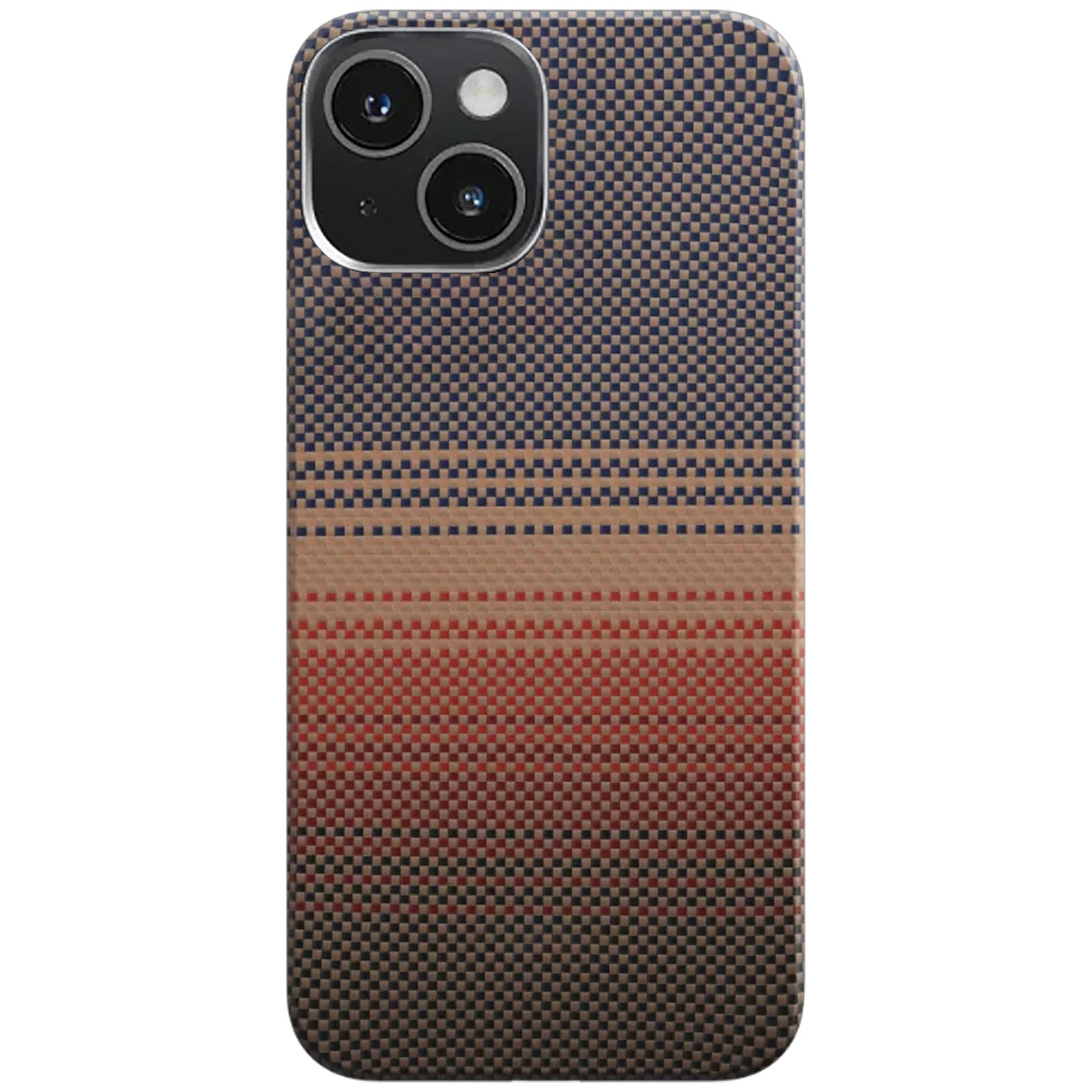 Чохол PC Carbon Protection Slim with MagSafe для Apple iPhone 15 (6.1"), Red 1, Пластик, купити оптом з доставкою