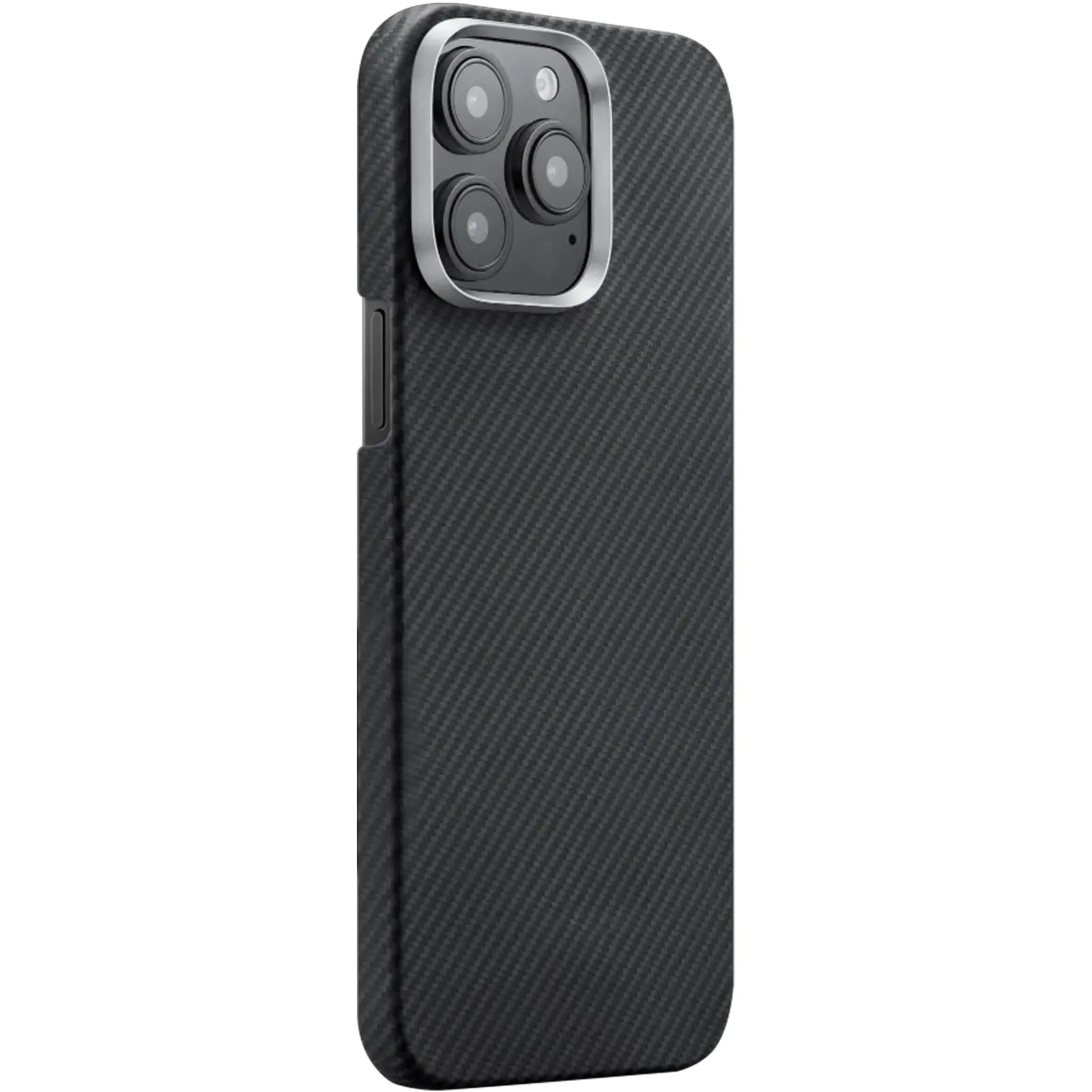 Чехол PC Carbon Protection Slim with MagSafe для Apple iPhone 15 Pro Max (6.7"), Пластик, купить оптом с доставкой
