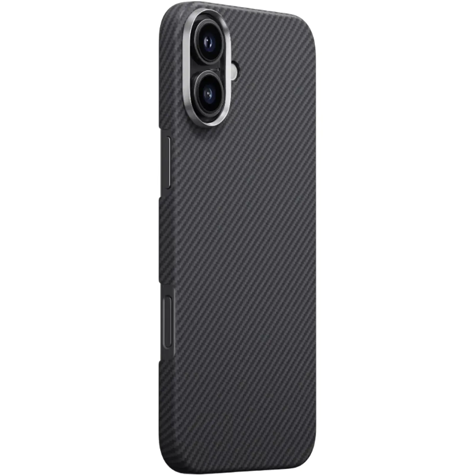 Чехол PC Carbon Protection Slim with MagSafe для Apple iPhone 16 (6.1"), Black, Пластик, купить оптом с доставкой