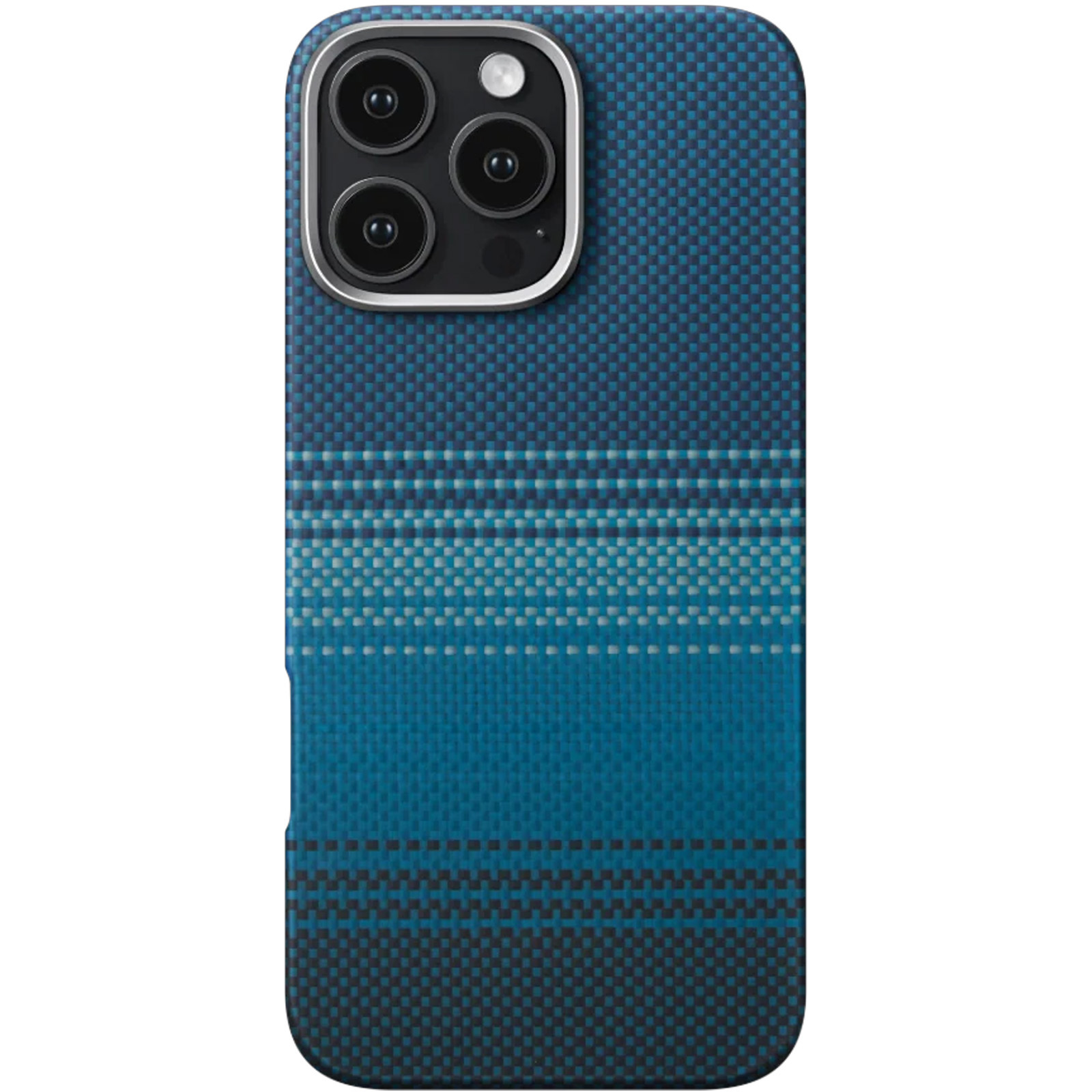 Чохол PC Carbon Protection Slim with MagSafe для Apple iPhone 16 Pro (6.3"), Blue 1, Пластик, купити оптом з доставкою
