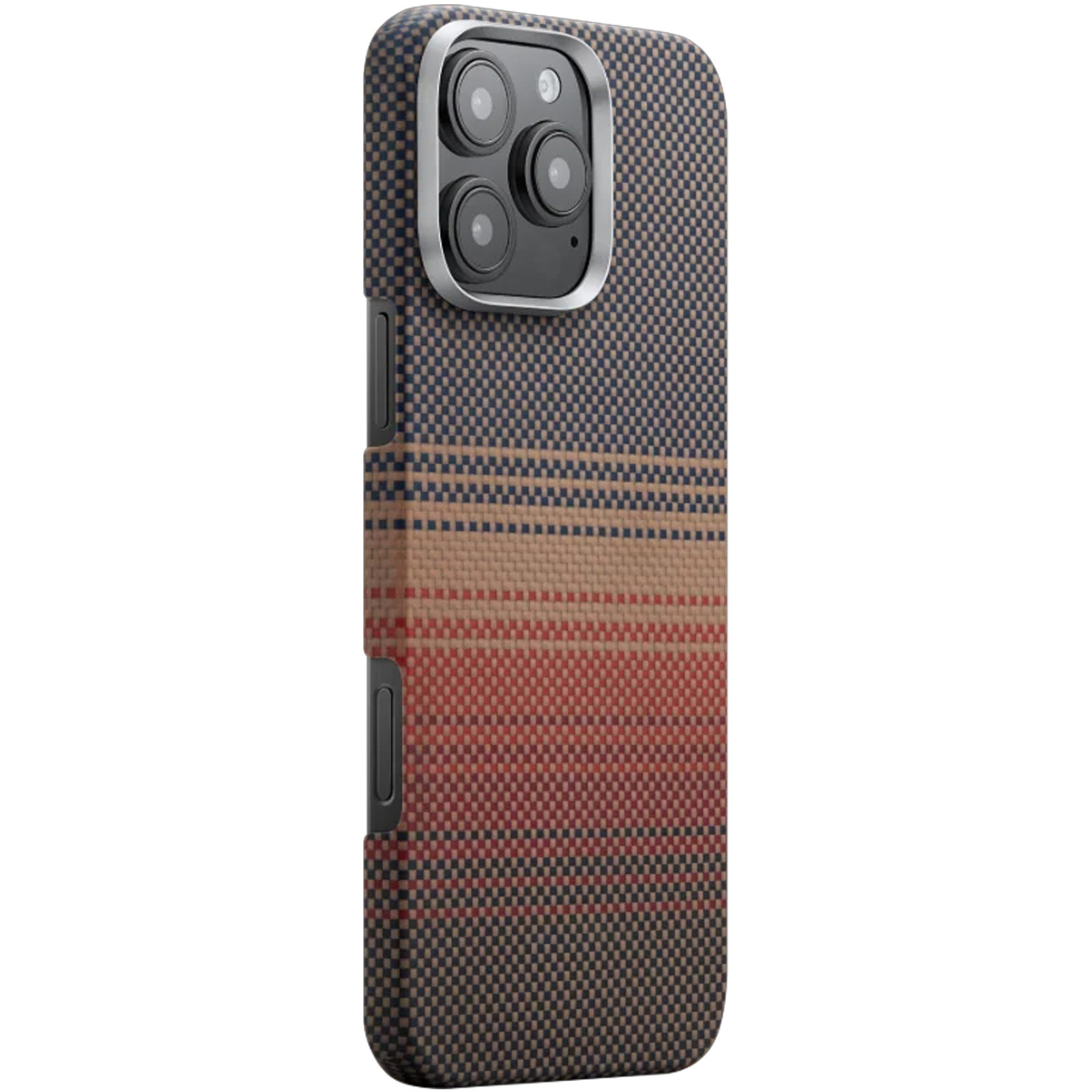 Чохол PC Carbon Protection Slim with MagSafe для Apple iPhone 16 Pro (6.3"), Red, Пластик, купити оптом з доставкою