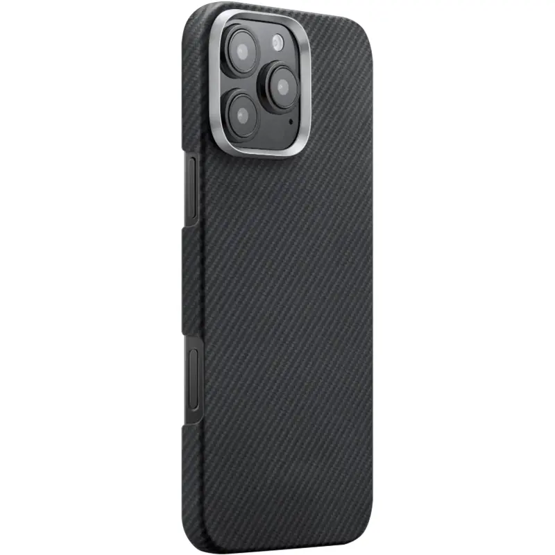 Чехол PC Carbon Protection Slim with MagSafe для Apple iPhone 16 Pro Max (6.9"), Пластик, купить оптом с доставкой