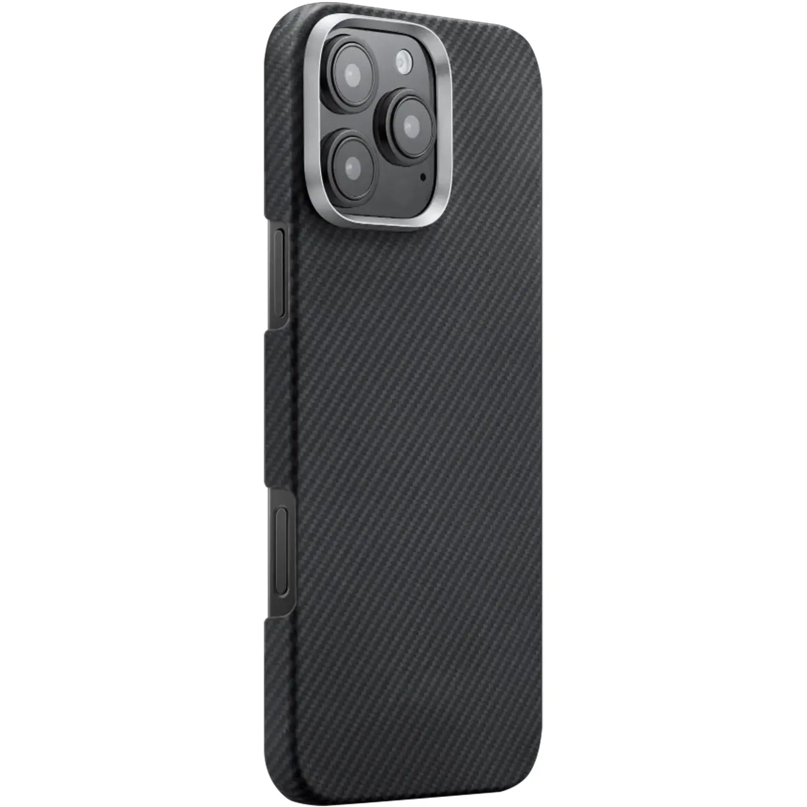 Чехол PC Carbon Protection Slim with MagSafe для Apple iPhone 16 Pro Max (6.9"), Пластик, купить оптом с доставкой