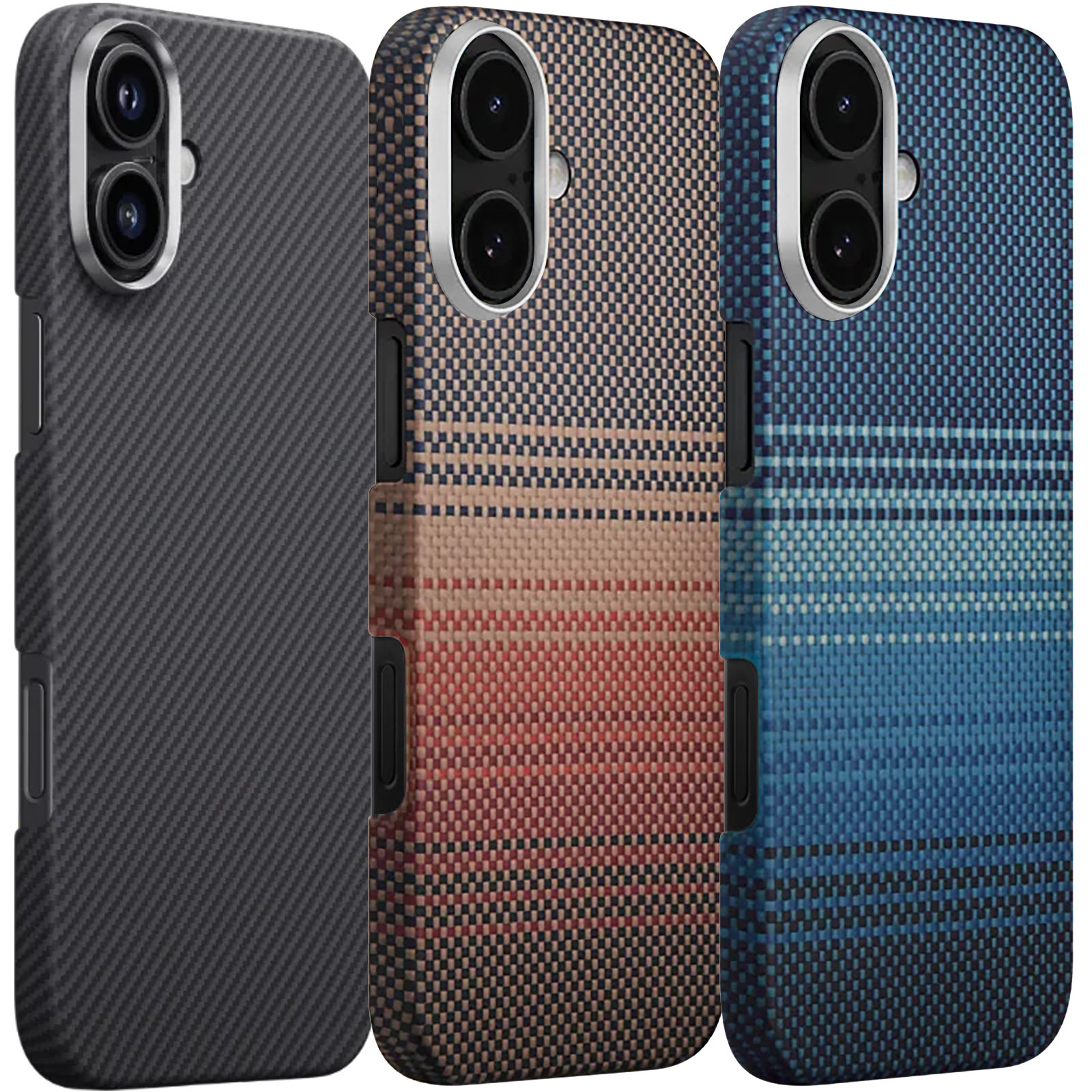 Чохол PC Carbon Protection Slim with MagSafe для Apple iPhone 17 (6.3"), Пластик, купити оптом з доставкою