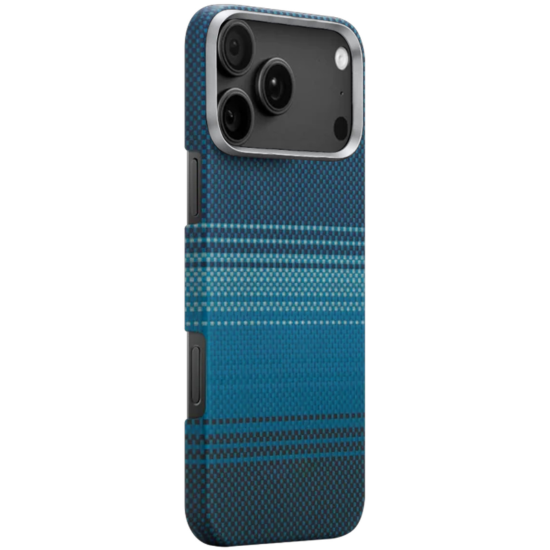 Чохол PC Carbon Protection Slim with MagSafe для Apple iPhone 17 Pro (6.3"), Blue, Пластик, купити оптом з доставкою