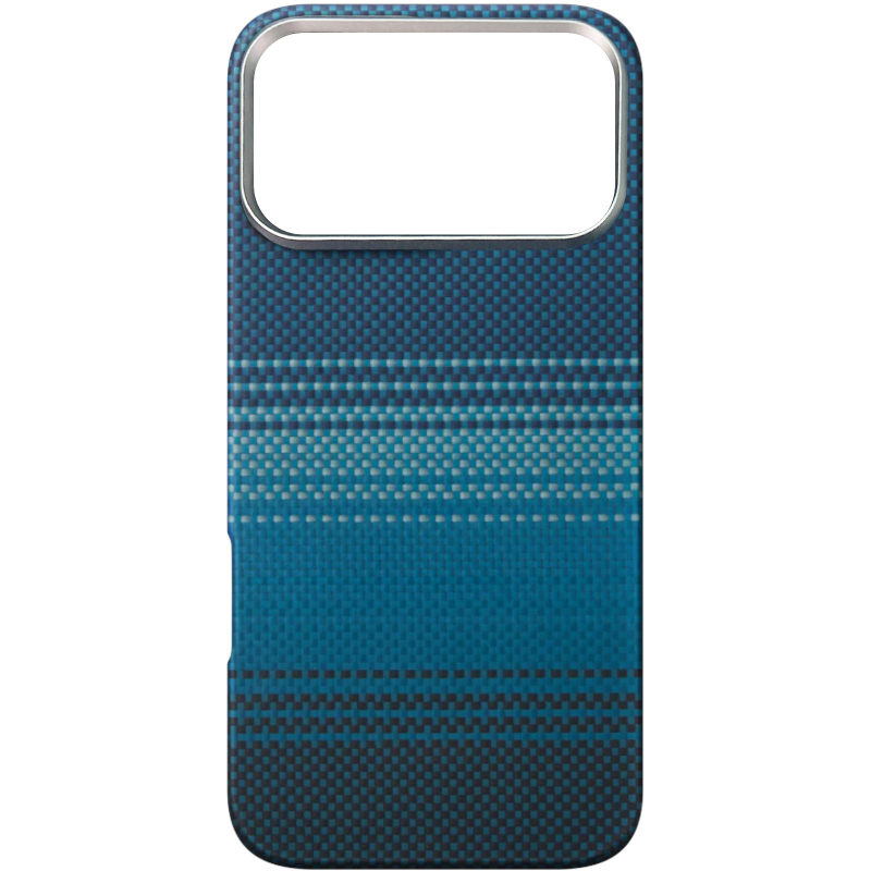 Чохол PC Carbon Protection Slim with MagSafe для Apple iPhone 17 Pro (6.3"), Blue 1, Пластик, купити оптом з доставкою