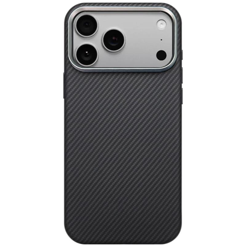 Чехол PC Carbon Protection Slim with MagSafe для Apple iPhone 17 Pro (6.3) на картинке №2