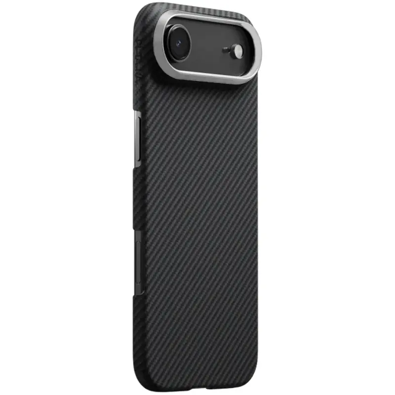Чохол PC Carbon Protection Slim with MagSafe для Apple iPhone 17 Air (6.5"), Black, Пластик, купити оптом з доставкою