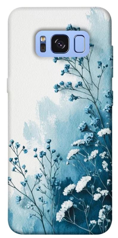 Чехол itsPrint Blue minimal для Samsung G950 Galaxy S8, цветы, купить оптом с доставкой