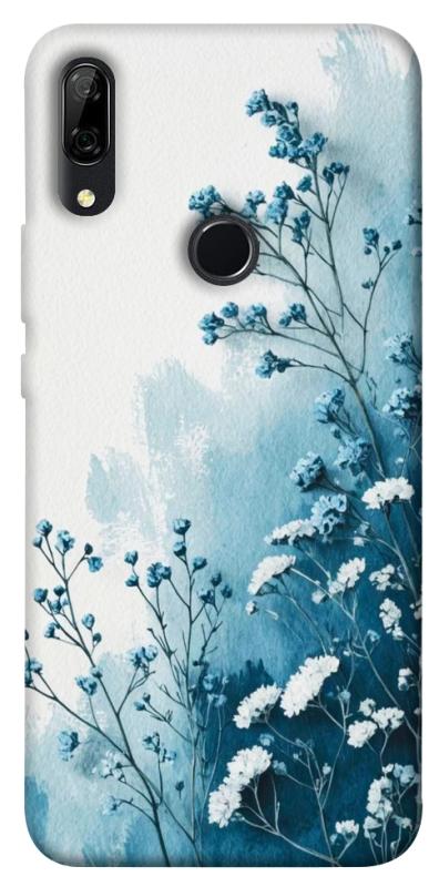 Чехол itsPrint Blue minimal для Huawei P Smart Z, цветы, купить оптом с доставкой