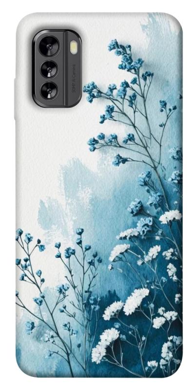 Чохол itsPrint Blue minimal для Nokia G60, квіти, купити оптом з доставкою