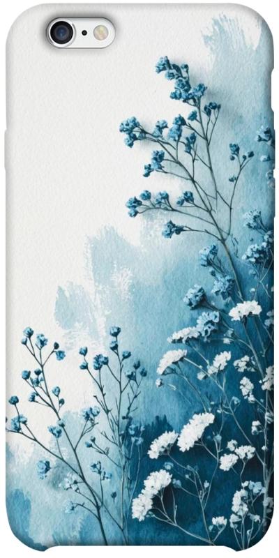Чохол itsPrint Blue minimal для Apple iPhone 6/6s plus (5.5"), квіти, купити оптом з доставкою