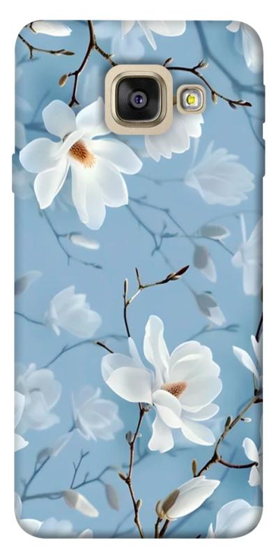 Чехол itsPrint Cold white для Samsung A520 Galaxy A5 (2017), цветы, купить оптом с доставкой