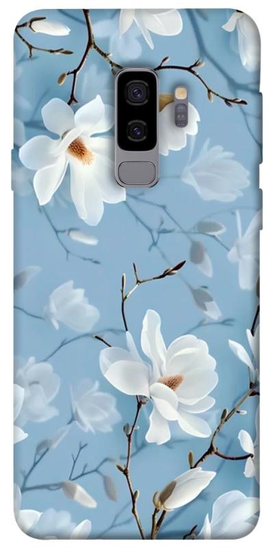 Чохол itsPrint Cold white для Samsung Galaxy S9+, квіти, купити оптом з доставкою