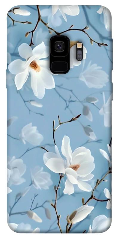 Чохол itsPrint Cold white для Samsung Galaxy S9, квіти, купити оптом з доставкою