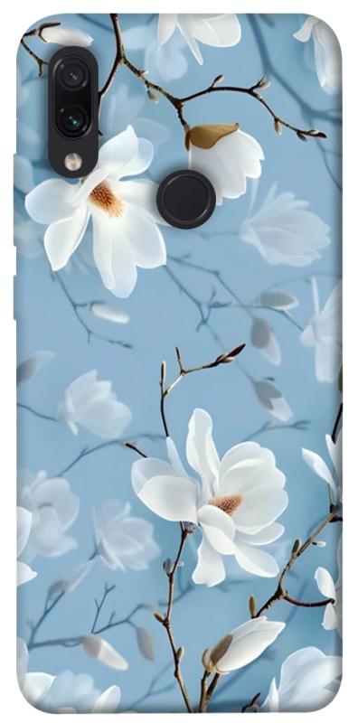 Чохол itsPrint Cold white для Xiaomi Redmi Note 7 / Note 7 Pro / Note 7s, квіти, купити оптом з доставкою