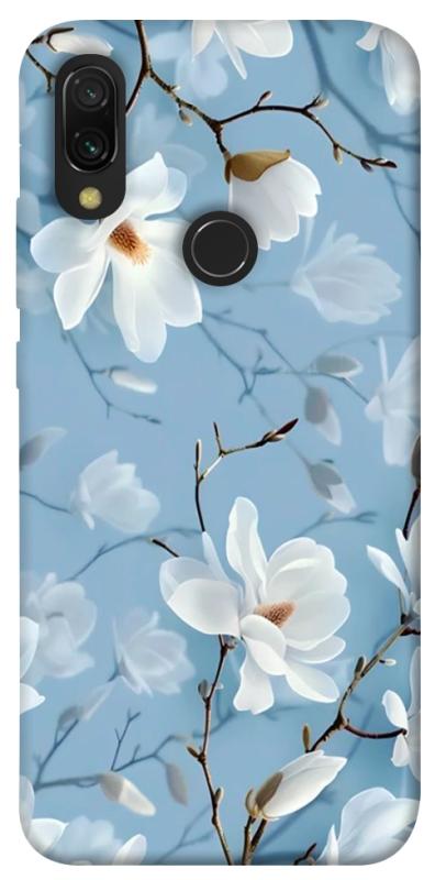 Чехол itsPrint Cold white для Xiaomi Redmi 7, цветы, купить оптом с доставкой