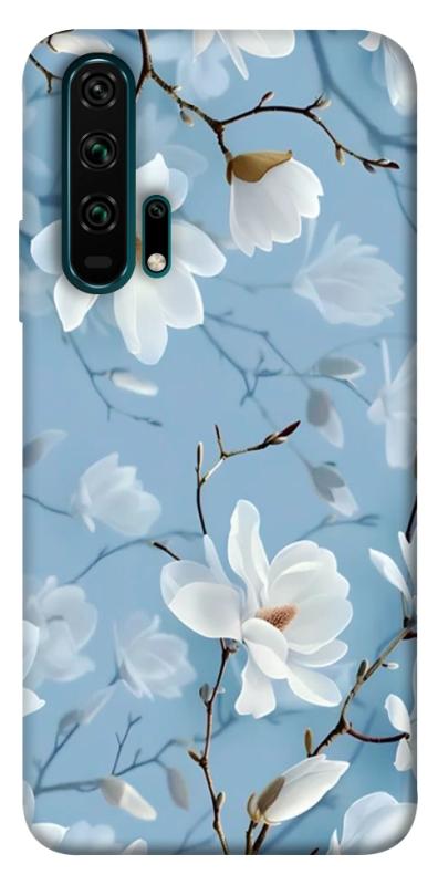 Чехол itsPrint Cold white для Huawei Honor 20 Pro, цветы, купить оптом с доставкой