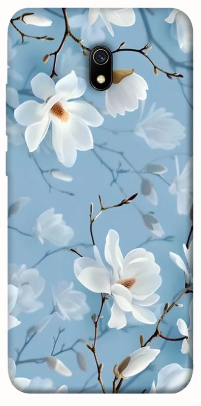 Чохол itsPrint Cold white для Xiaomi Redmi 8a, квіти, купити оптом з доставкою