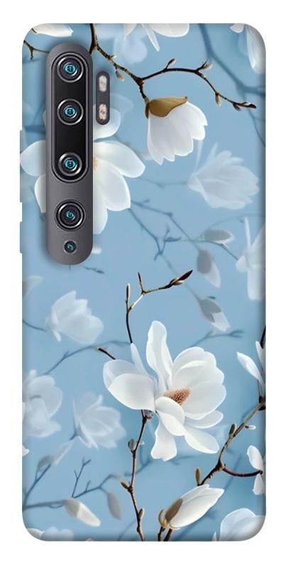 Чехол itsPrint Cold white для Xiaomi Mi Note 10 / Note 10 Pro / Mi CC9 Pro, цветы, купить оптом с доставкой