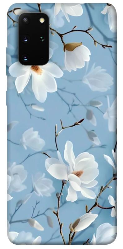 Чохол itsPrint Cold white для Samsung Galaxy S20+, квіти, купити оптом з доставкою