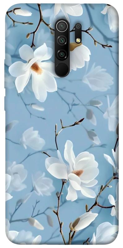 Чехол itsPrint Cold white для Xiaomi Redmi 9, цветы, купить оптом с доставкой
