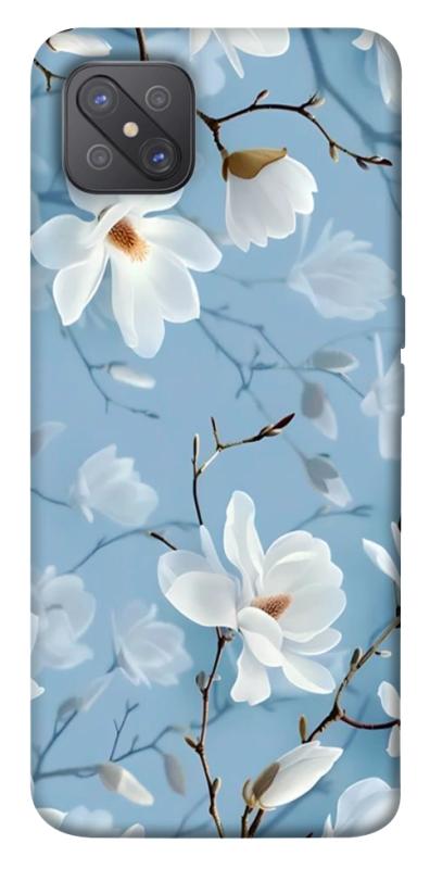 Чохол itsPrint Cold white для Oppo A92s, квіти, купити оптом з доставкою