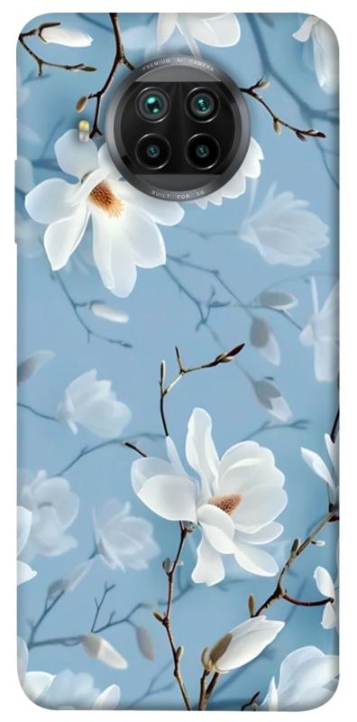 Чехол itsPrint Cold white для Xiaomi Mi 10T Lite / Redmi Note 9 Pro 5G, цветы, купить оптом с доставкой