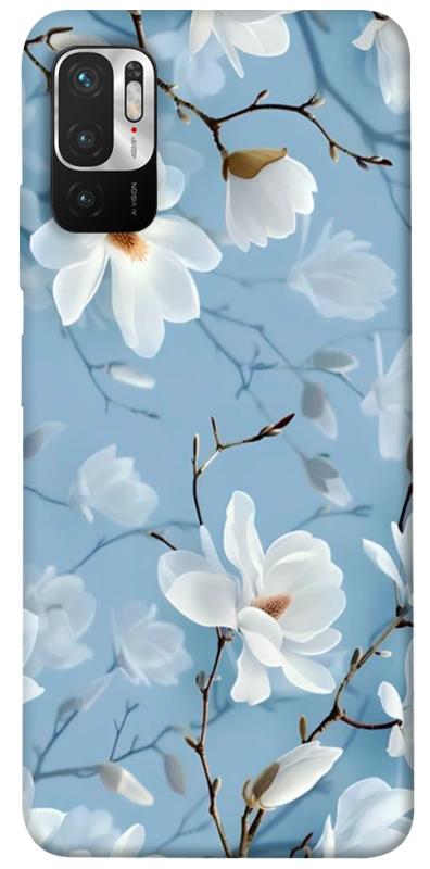 Чохол itsPrint Cold white для Xiaomi Redmi Note 10 5G, квіти, купити оптом з доставкою