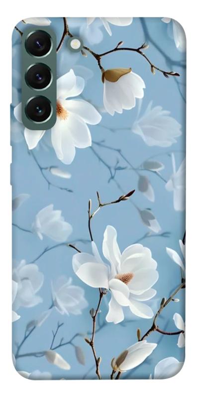 Чохол itsPrint Cold white для Samsung Galaxy S22+, квіти, купити оптом з доставкою
