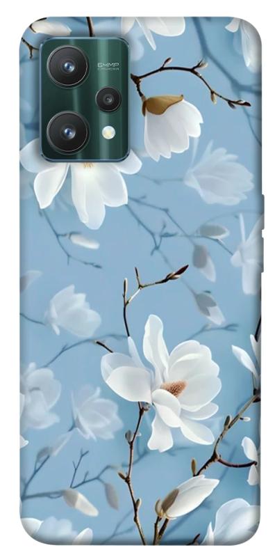 Чохол itsPrint Cold white для Realme 9 Pro, квіти, купити оптом з доставкою