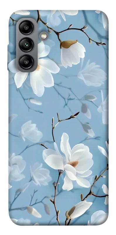 Чохол itsPrint Cold white для Samsung Galaxy A04s, квіти, купити оптом з доставкою