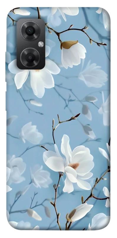 Чехол itsPrint Cold white для Xiaomi Redmi Note 11R, цветы, купить оптом с доставкой