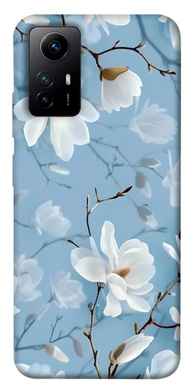 Чехол itsPrint Cold white для Xiaomi Redmi Note 12S, цветы, купить оптом с доставкой