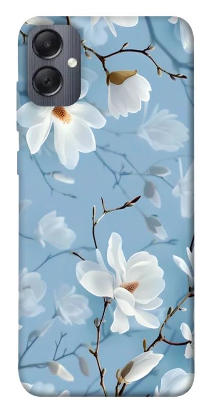 Чехол itsPrint Cold white для Samsung Galaxy A05, цветы, купить оптом с доставкой