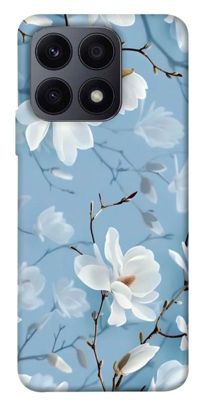 Чехол itsPrint Cold white для Huawei Honor X8a, цветы, купить оптом с доставкой