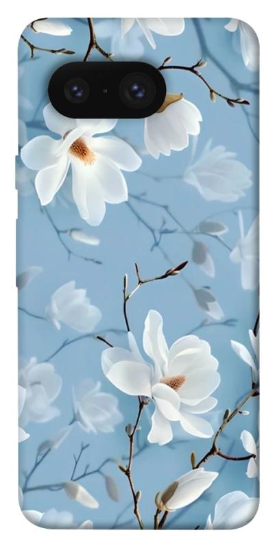 Чохол itsPrint Cold white для Google Pixel 8, квіти, купити оптом з доставкою