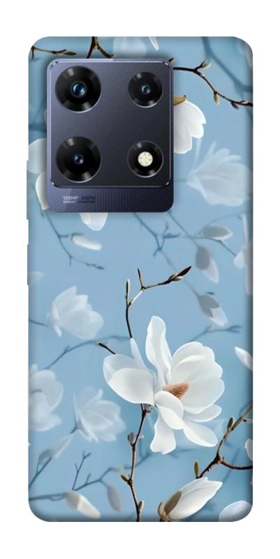 Чохол itsPrint Cold white для Infinix Note 30 Pro, квіти, купити оптом з доставкою