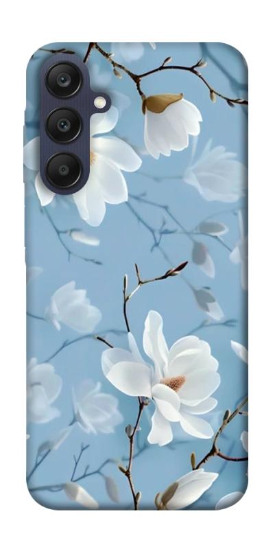 Чехол itsPrint Cold white для Samsung Galaxy A25 5G, цветы, купить оптом с доставкой