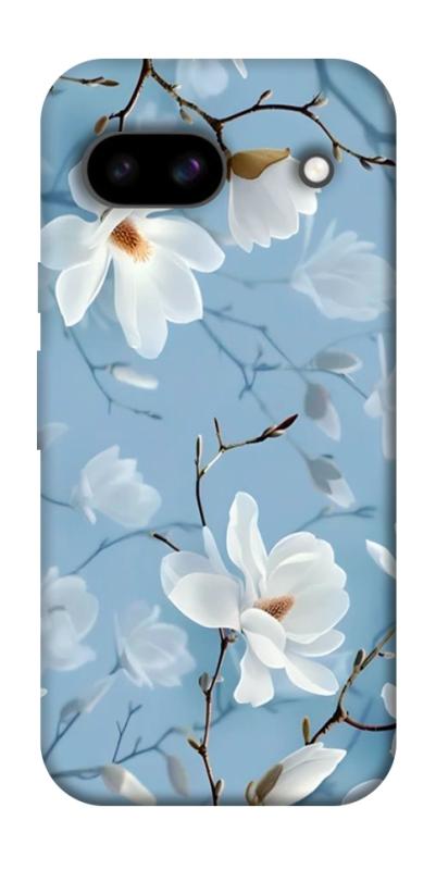 Чехол itsPrint Cold white для Google Pixel 8a, цветы, купить оптом с доставкой